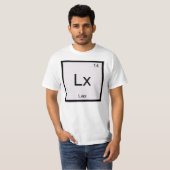 Lexネーム 化学元素 周期表 tシャツ (正面フル)