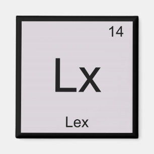 Lex名化学元素周期表 マグネット