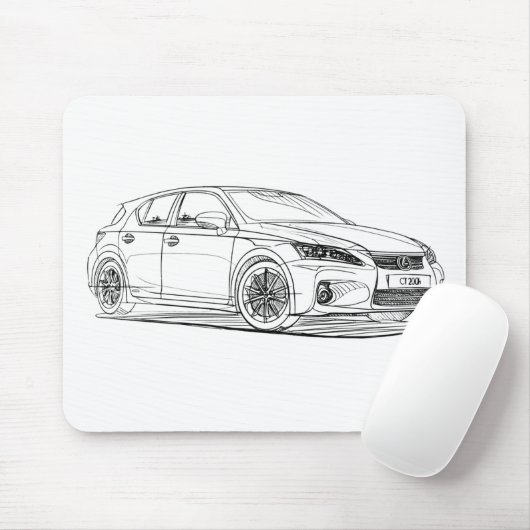 Lex CT200h 2011年 マウスパッド (マウス)