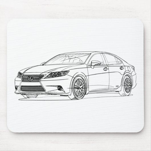 Lex ES300H 2013年 マウスパッド (正面)