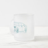 Lex ES350 2013年 フロストグラスマグカップ (正面左)