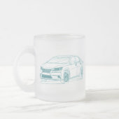 Lex ES350 2013年 フロストグラスマグカップ (左)