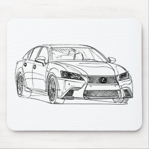 Lex GS350Fのスポーツ2013年 マウスパッド