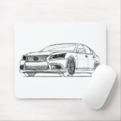 Lex LS460 Fsport 2013年 マウスパッド (マウス)