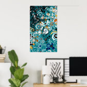 LEXA -抽象芸術ポスター ポスター (ホームオフィス)