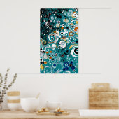 LEXA -抽象芸術ポスター ポスター (キッチン)