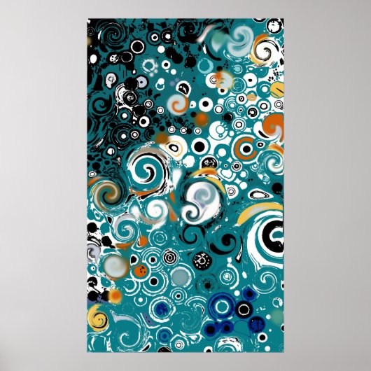 LEXA -抽象芸術ポスター ポスター (正面)