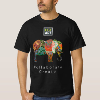 LexArt Collaborateシャツv2 – ダークカラー Tシャツ