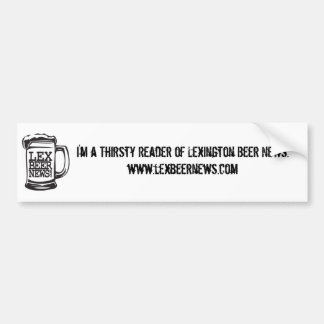 LexBeerNewsのバンパーステッカー バンパーステッカー