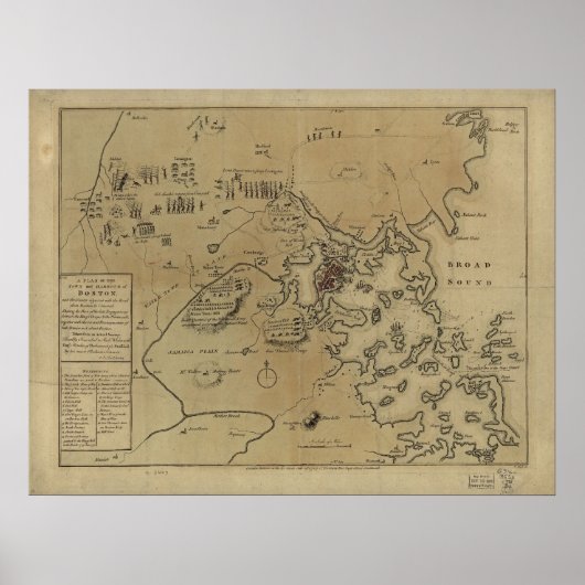 Lexington, Concord, & Siege of Boston ポスター (正面)