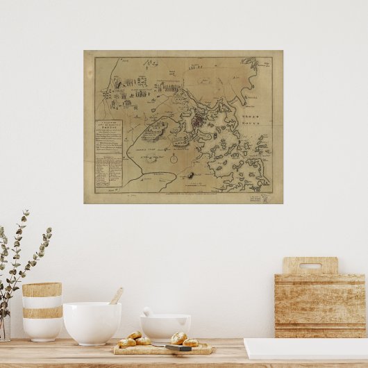 Lexington, Concord, & Siege of Boston ポスター (キッチン)