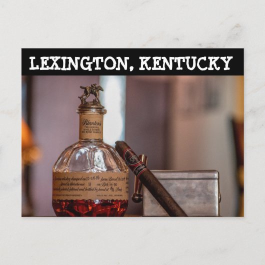 LEXINGTON KENTUCKY バーボン ポストカード (正面)