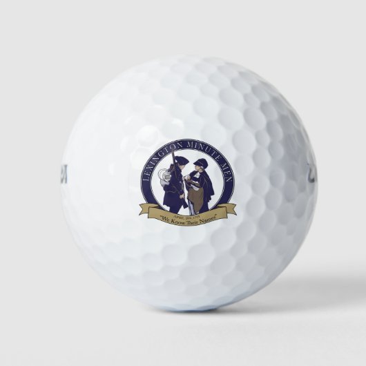 Lexington Minute Men Golf Balls ゴルフボール (正面)