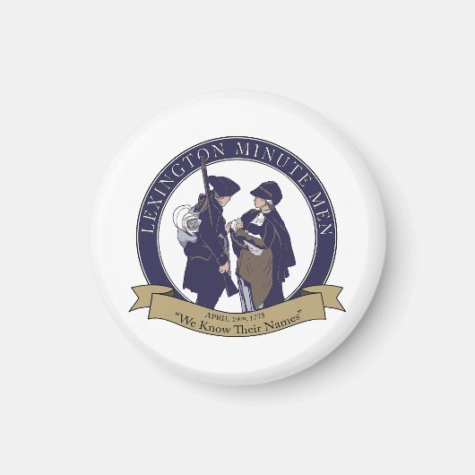 Lexington Minute Men Magnet マグネット (正面)
