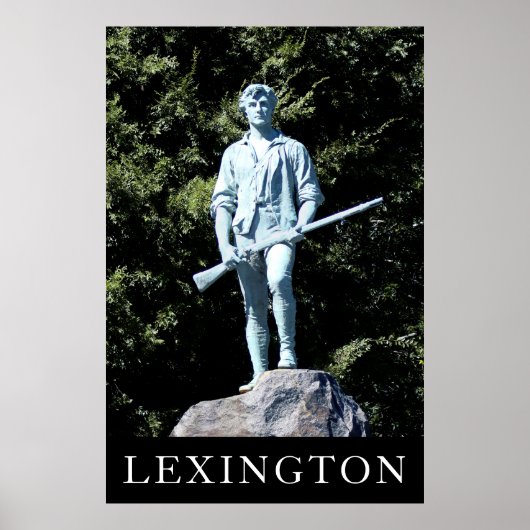 Lexington Minuteman Poster ポスター (正面)