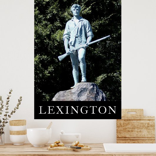 Lexington Minuteman Poster ポスター (キッチン)