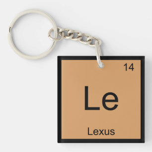 Lexus一流化学要素の周期表 キーホルダー