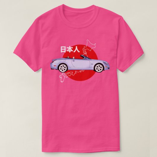 Lexus SC430側面ビュー Tシャツ (デザイン正面)