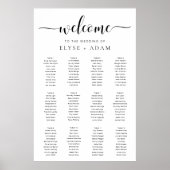 Leyton 12モダンテーミニマルブル・シーティング・ポスター ポスター (正面)