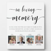 Leyton Photo In Loving 結婚 Memory's フォトプラーク (正面)