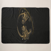 Lézards Mystiques couverture シェルパブランケット (正面(横))