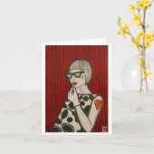 LFFの挨拶状 カード (黄色い花)