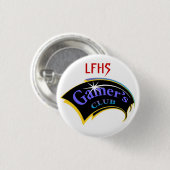 LFHSのゲーマーのクラブボタン 缶バッジ (正面&裏面)
