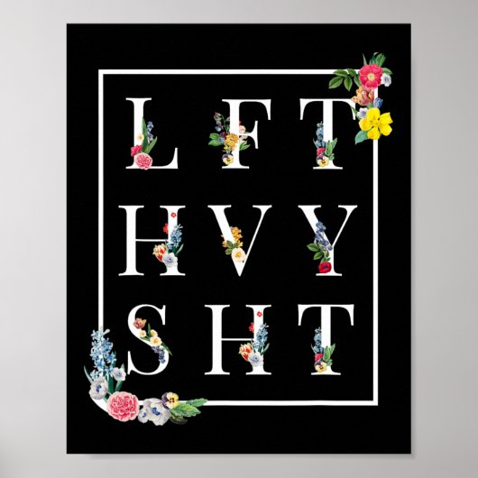 Lft Hvy Sht Mensジミおもしろいムラットトレーニングシャツパワー ポスター (正面)