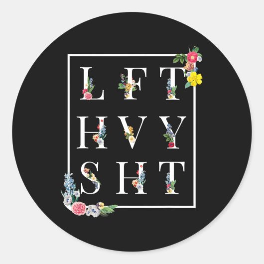 Lft Hvy Sht Mensジミおもしろいムラットトレーニングシャツパワー ラウンドシール (正面)