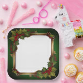 Lgホリー9x9 ペーパープレート (パーティー)