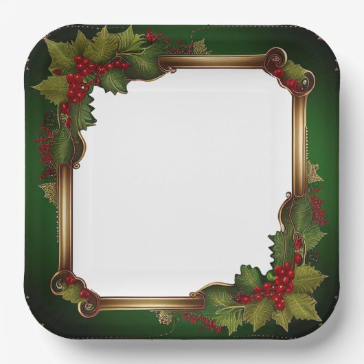 Lgホリー9x9 ペーパープレート (正面)