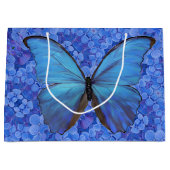 Lg抱き枕ブルーモルホオンアジサイ ラージペーパーバッグ (正面)