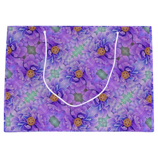 Lg抱き枕ラベンダープオーニー ラージペーパーバッグ (正面)