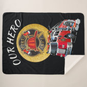 LG消防署包まれたラブシェルパブランケット シェルパブランケット (正面(横))