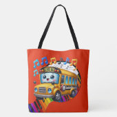 LG.かわいいスクールバス – 戻る – トート (裏面)