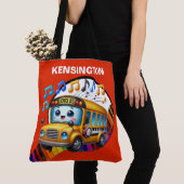 LG.かわいいスクールバス – 戻る – トート (クローズアップ)