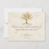 LG スワール ツリー ルーツ アンティーク タン  RSVP 返信 (正面)