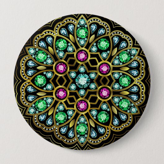 LG.ブきらきら光るルック/レディースのピン…. : ) 缶バッジ (正面)