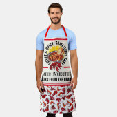 LG.甘くてスパイシーなハートエプロン エプロン (着用した状態)