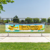 LG Deli、ビジネス、あなたはそれを屋外バナーと名前 横断幕 (インサイチュ)