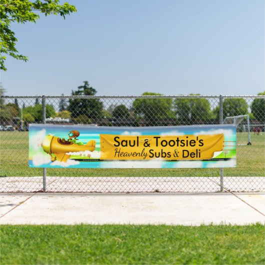 LG Deli、ビジネス、あなたはそれを屋外バナーと名前 横断幕 (インサイチュ)