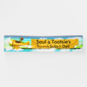 LG Deli、ビジネス、あなたはそれを屋外バナーと名前 横断幕 (横)