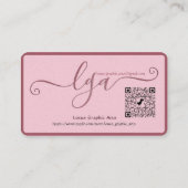 LGA新しいソーシャルカード 名刺 (裏面)