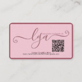 LGA新しいソーシャルカード 名刺 (裏面)