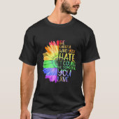 Lgbが好きな人が誰を憎むのか気をつけなさい Tシャツ (正面)