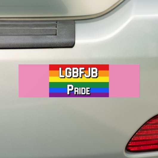 LGBFJB バンパーステッカー (車上)