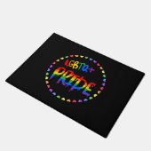 LGBQTプライド ドアマット (アングル)