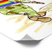 LGBTおもしろい対ジャイアントダックのポスター ポスター (角)