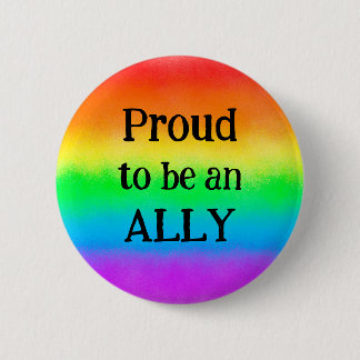 LGBTが誇りを持ったALLYになること |レインボーフラグ 缶バッジ