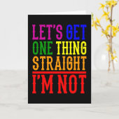 LGBTではなくImを1つストレートにプライド カード (黄色い花)